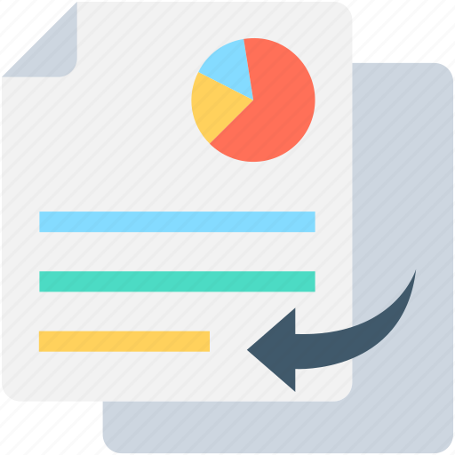 Copy graph, copy report, graph report, pie chart, seo graph icon - Download on Iconfinder