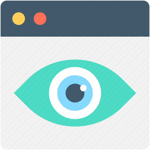 Eye, visualization, web page, web visibility, website icon - Download on Iconfinder