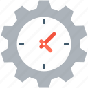 clock setting, cog, schedule, time management, time setting
