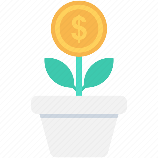 Business expand, business growth, dollar, investment, money plant icon - Download on Iconfinder