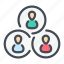 connection, group, person, profile, team, teamwork, user 