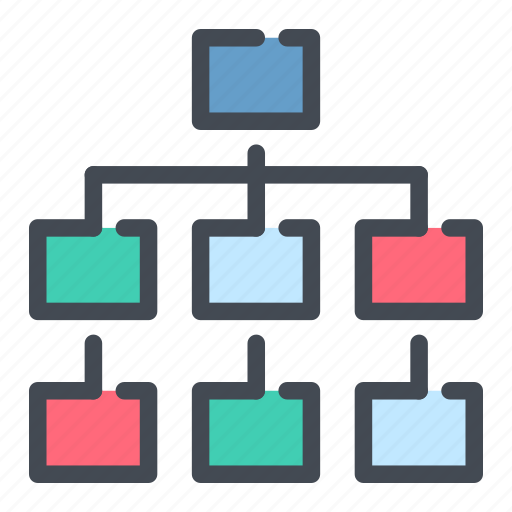 Hierarchy, organization, structre, thread, tree icon - Download on Iconfinder