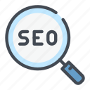 find, magnifier, search, seo