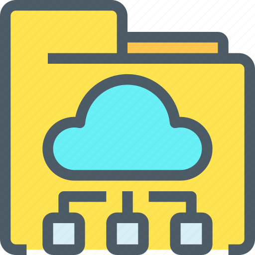 Business, cloud, database, file, folder, network, online icon - Download on Iconfinder