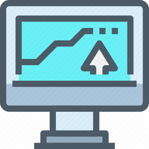 Business, click, computer, graph, report, technology icon - Download on Iconfinder