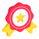 star badge, award, reward, achievement, ranking badge, star quality badge