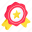 star badge, award, reward, achievement, ranking badge, star quality badge 