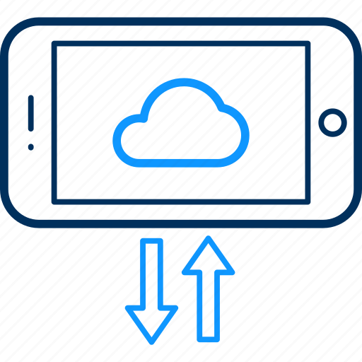 Cloud, mobile, upload icon - Download on Iconfinder