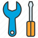 wrench, tool, support, maintenance, service, screwdriver