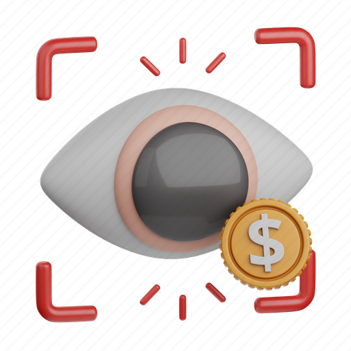Pay, per, view, ppv, payment, seo, eye icon - Download on Iconfinder