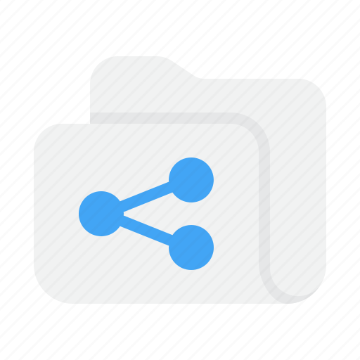 Distribute, folder, share, shared icon - Download on Iconfinder