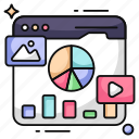 business chart, business graph, online data analytics, infographic, statistics