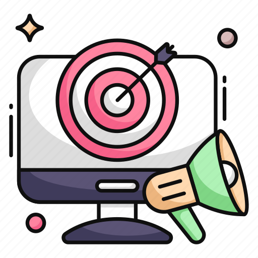 Target website, online target, online aim, online goal, online objective icon - Download on Iconfinder