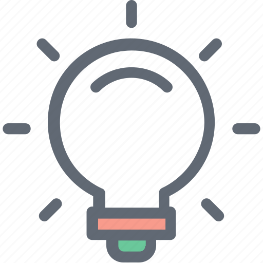 Bulb, electric light, incandescent, light bulb, luminaire icon - Download on Iconfinder