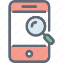 cell phone, magnifier, magnifying, mobile, mobile search