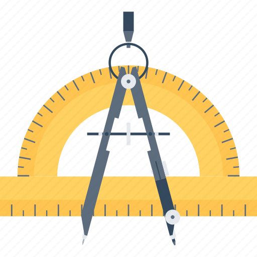 Compass, design, drawing, geometry, graphic, ruler, tool icon - Download on Iconfinder