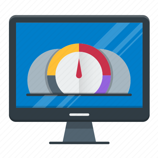 Dashboard, meter, optimization, performance, speed, speedometer icon - Download on Iconfinder