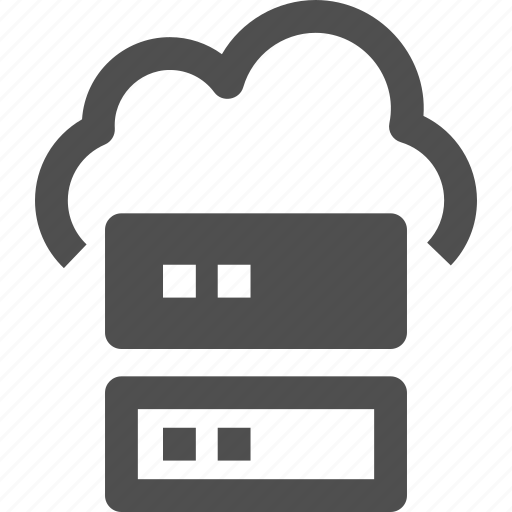 Cloud server, cloud storage, data transfer, database icon - Download on Iconfinder