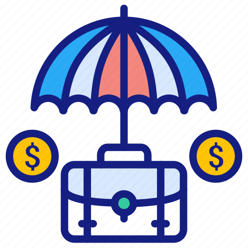 Safe, business, insurance, finance, funds, protection, umbrella icon - Download on Iconfinder