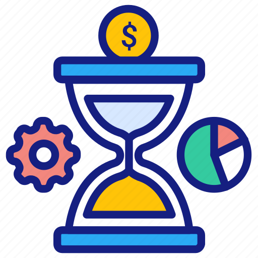 Time, is, money, clock, coins, coin, partnership icon - Download on Iconfinder