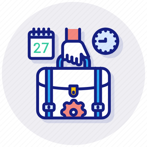 Planning, date, jobs, briefcase, trade, business, bag icon - Download on Iconfinder