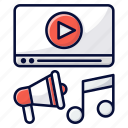 content, marketing, music, video