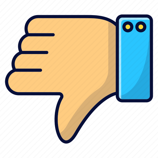 Bad, disslike, down, thumb icon - Download on Iconfinder