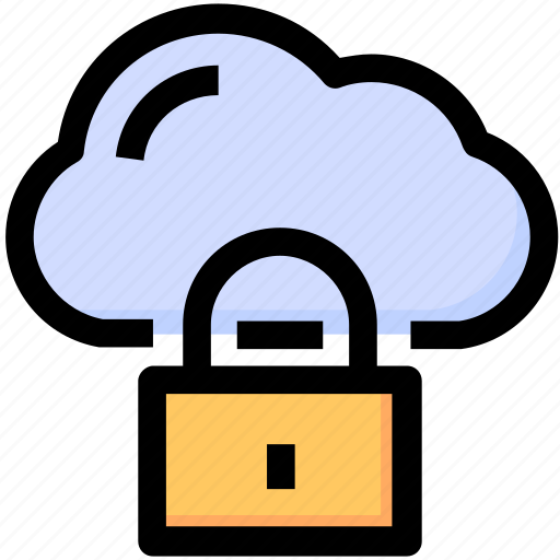 Cloud, computing, lock, secure, seo icon - Download on Iconfinder