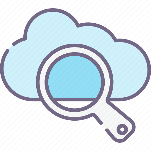 Cloud, find, search icon - Download on Iconfinder