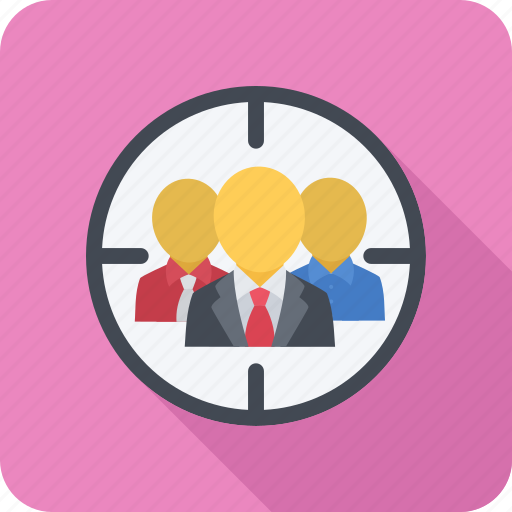 Auditory, group, marketing, people, target icon - Download on Iconfinder