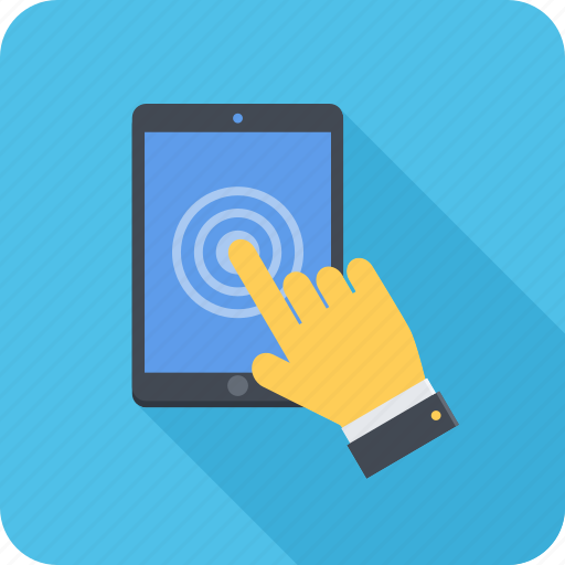 Finger, hand, mobile, phone, screen, technology, touch icon - Download on Iconfinder