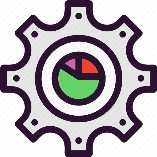 Graph, pie, seo, setting icon - Download on Iconfinder