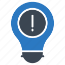 bulb, creative, error, idea, innovation
