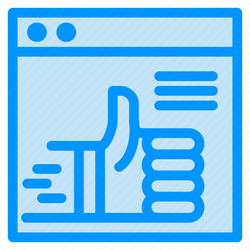 Like, support, thumbs, up, web icon - Download on Iconfinder