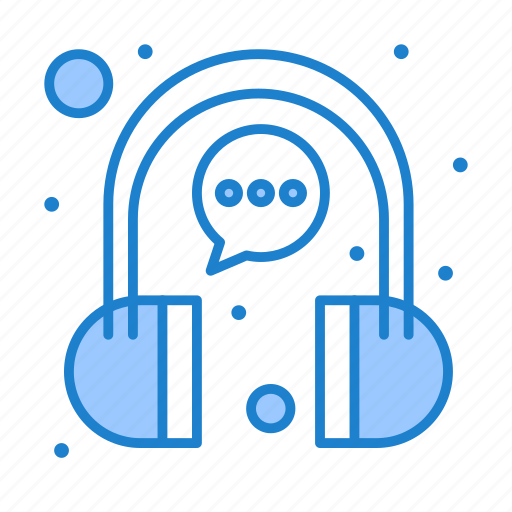 Bubble, chat, customer, headphone, representative icon - Download on Iconfinder