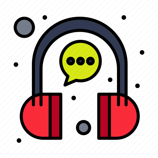 Bubble, chat, customer, headphone, representative icon - Download on Iconfinder