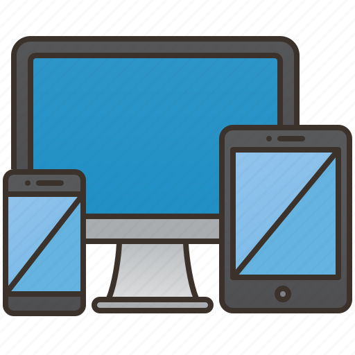 Computer, tablet, display, responsive, device icon - Download on Iconfinder