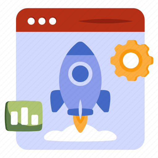 Web launch, startup, commencement, initiation, mission icon - Download on Iconfinder
