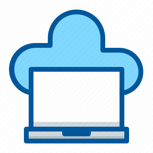 Cloud, laptop, share, storage icon - Download on Iconfinder