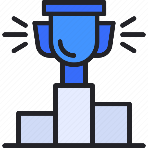 Trophy, podium, winner, champion icon - Download on Iconfinder