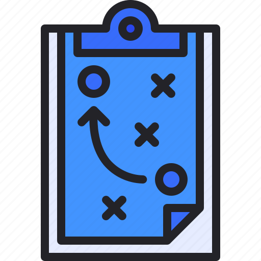 Clipboard, tactics, business, strategy icon - Download on Iconfinder