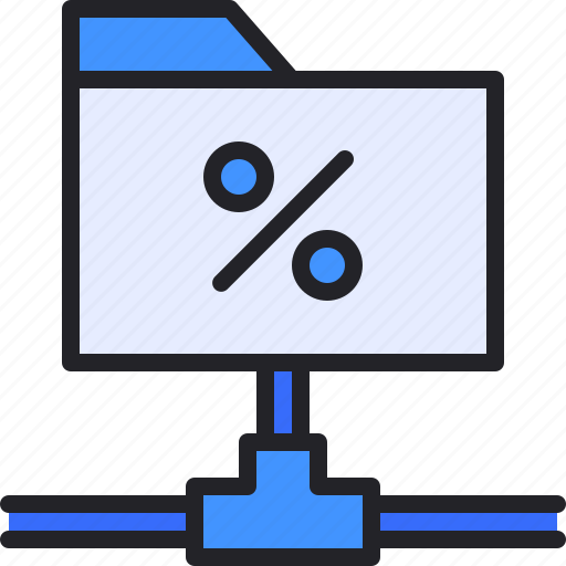 Discount, folder, document, share icon - Download on Iconfinder