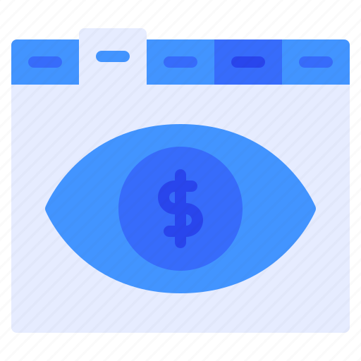 Page, eye, money, web icon - Download on Iconfinder