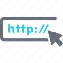 arrow, bar, browser, domain, internet, link, search