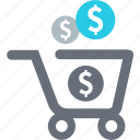 buy, cart, cash, currency, money, shopping, sale 