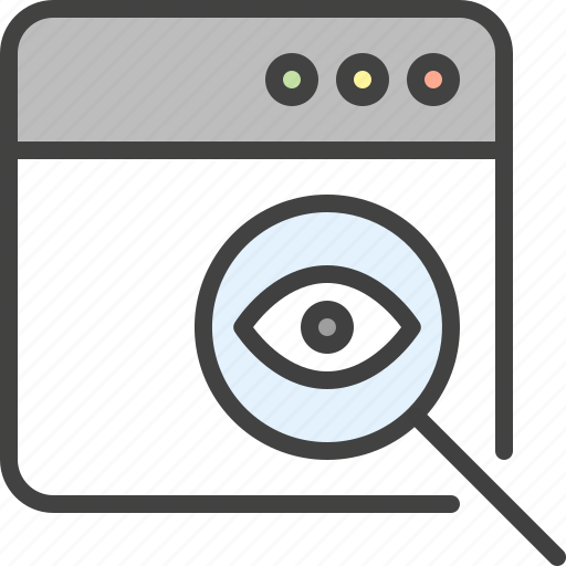 Analysis, audit, eye, glass, magnifying, search, zoom icon - Download on Iconfinder