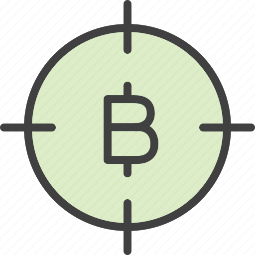 Aim, bitcoin, bullseye, earnings, goal, money icon - Download on Iconfinder