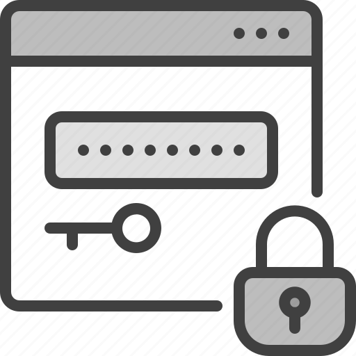 Key, lock, login, password, popup, privacy, safety icon - Download on Iconfinder