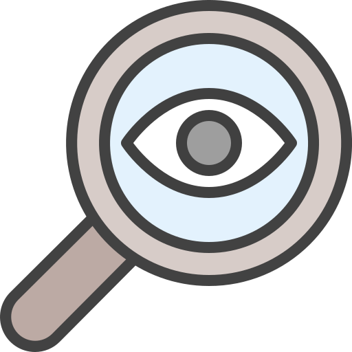 Audit, check, glass, magnifying, search, verification, zoom icon - Free download