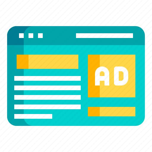 Ads, advertising, banner, online, web, website icon - Download on Iconfinder